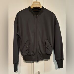 BEAMS XS (JP 36) Demi-Luxe Deep Olive Green Bomber Jacket 🇯🇵